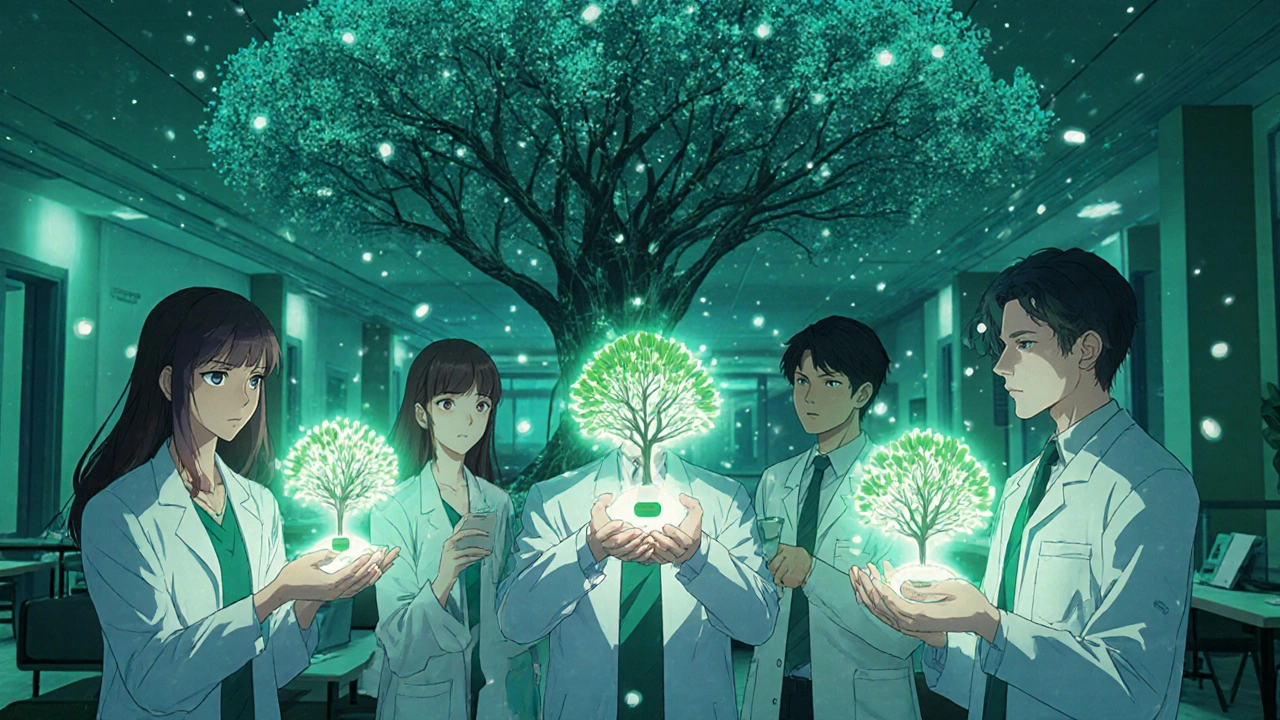 Healthcare providers transform generic prescriptions into growing trees of health and savings.