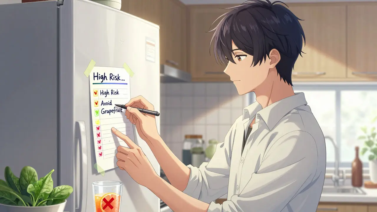 How to Create a Food and Medication Interaction Checklist at Home