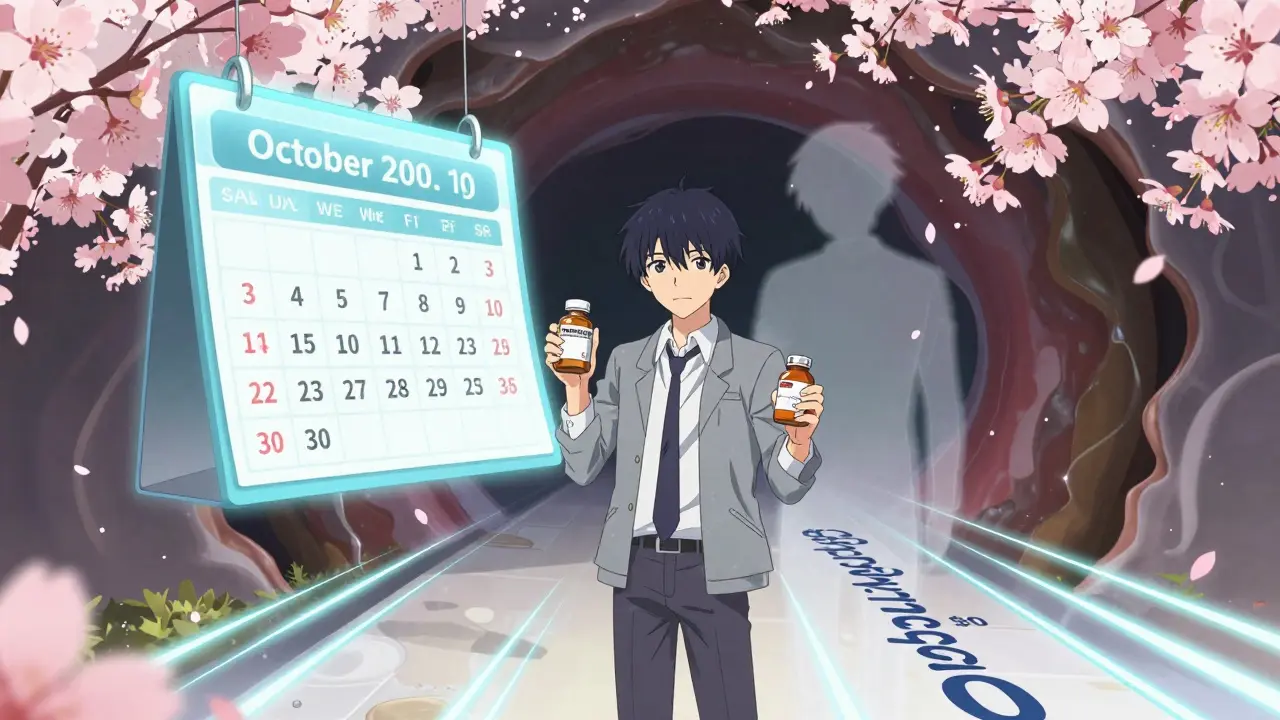 Person choosing new Medicare plan as cherry blossoms symbolize renewal